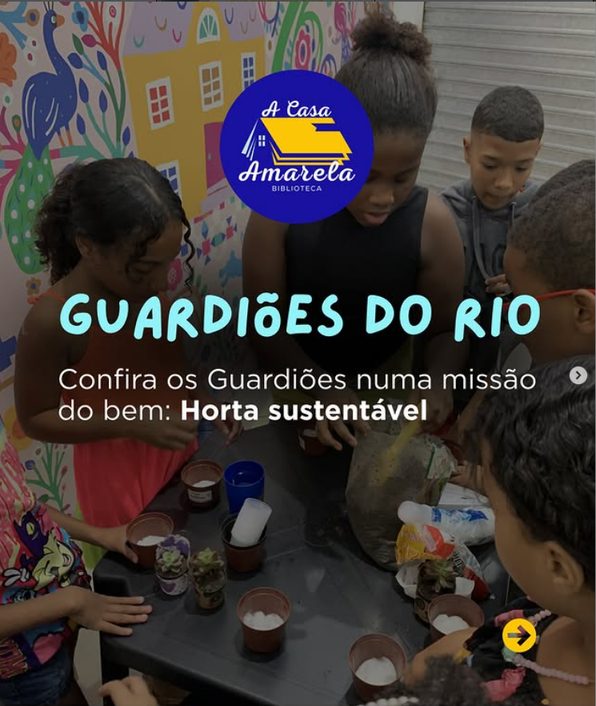 Peça de divulgação dos Guardiões do Rio